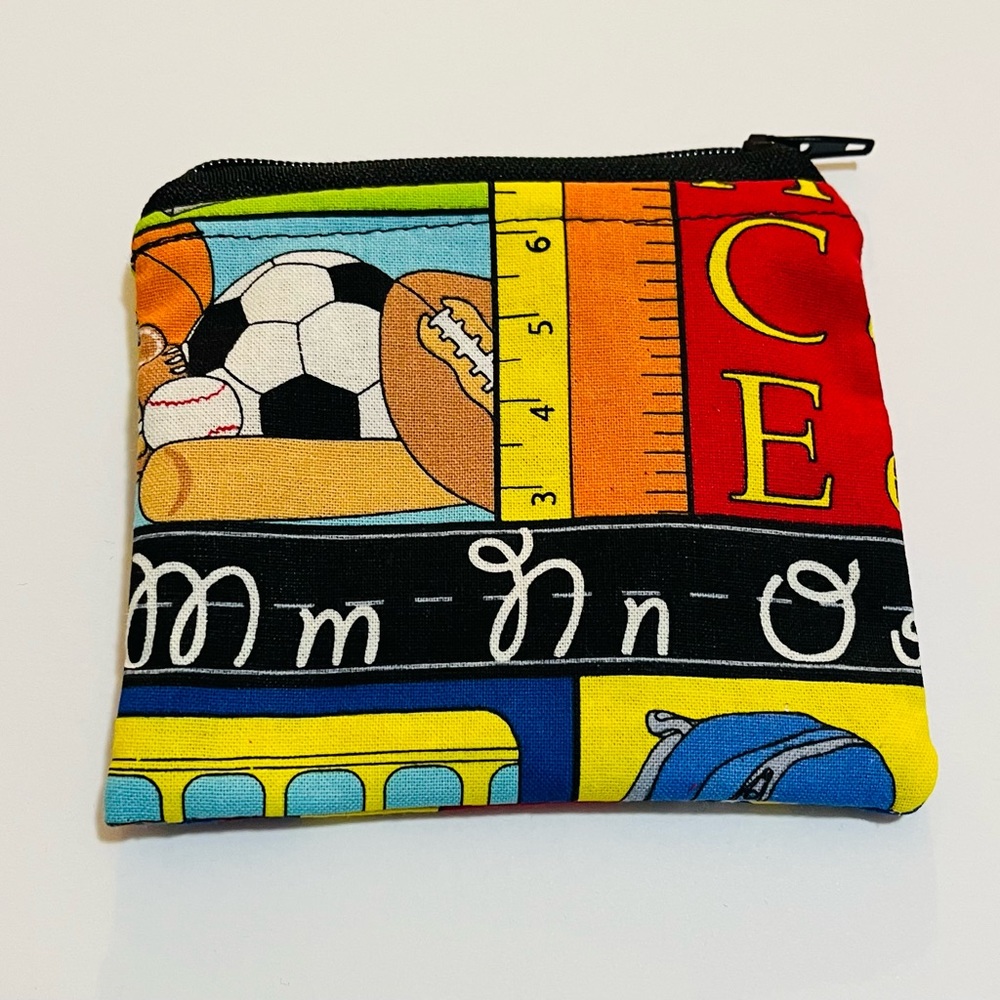 Teacher printed change purse